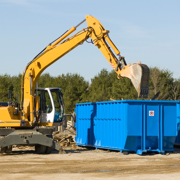 how does a residential dumpster rental service work in Hermanville